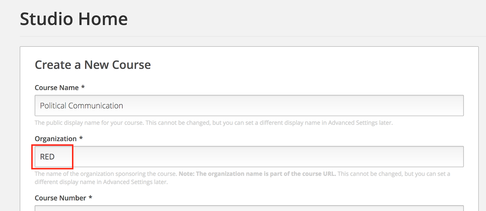 Copy course microsites