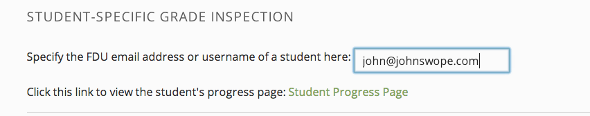 Student Grade Inspection