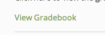 View Gradebook